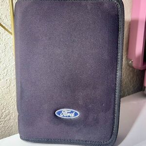 Ford Owner Manual Glovebox folder with Zipper